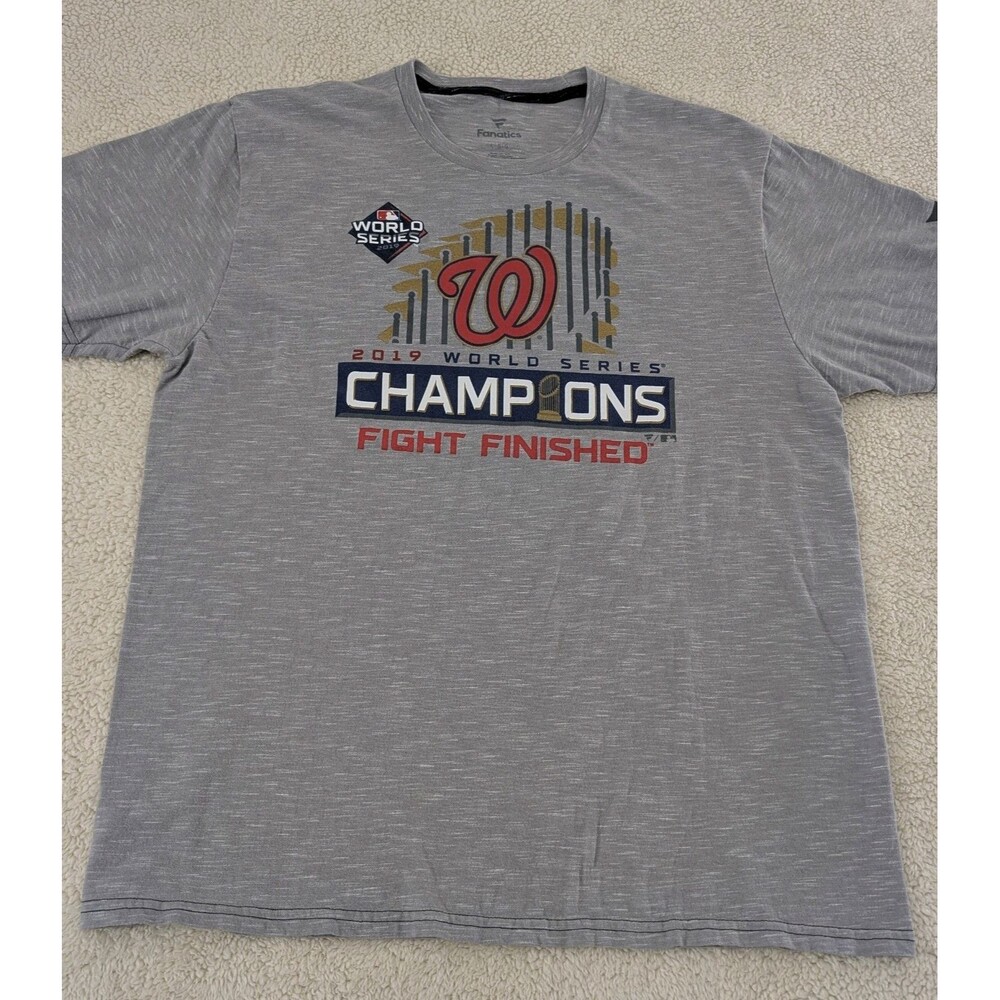 Washington Nats Large T Shirt 2019 World Series Champs By Fanatics Unisex